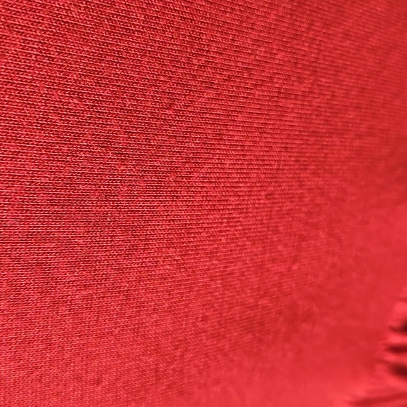 Watermelon Rust Color Cold Shoulder Dress with Ruffle - Picture 6 of 12